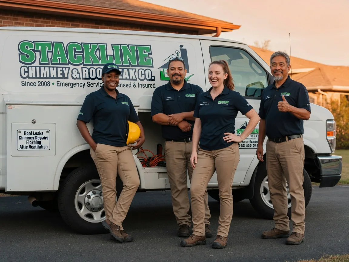 Chimney flashing repair company in Townsville, NC
